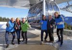 GP Ice Race Gondel wirbt für spektakuläres Eisrennen in Zell am See